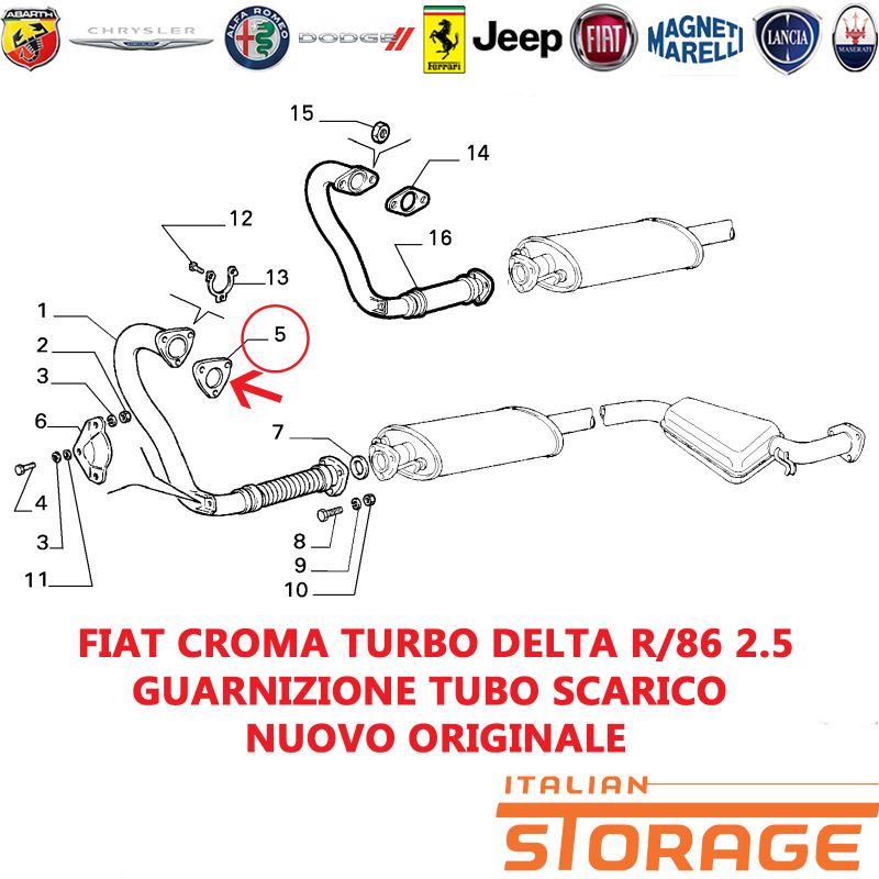 Guarnizione Tubo AJUSA Per SEAT E Volkswagen - Qualità OE, Prodotta In Spagna, Per Motori AUB 1.4 Benzina (2002-2009)